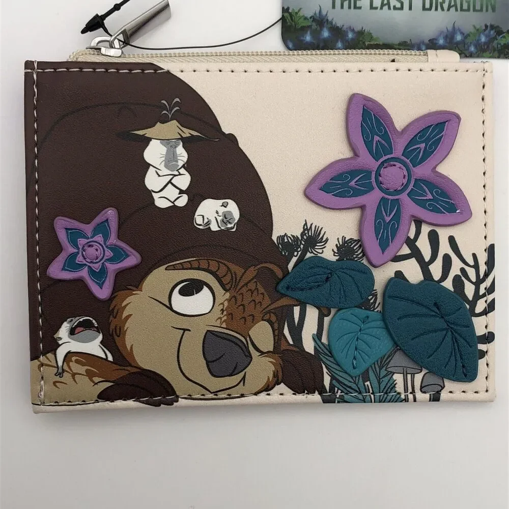 Disney Wallet Raya and the Last Dragon Floral Slim Cardholder Tuk Tuk & Ongis